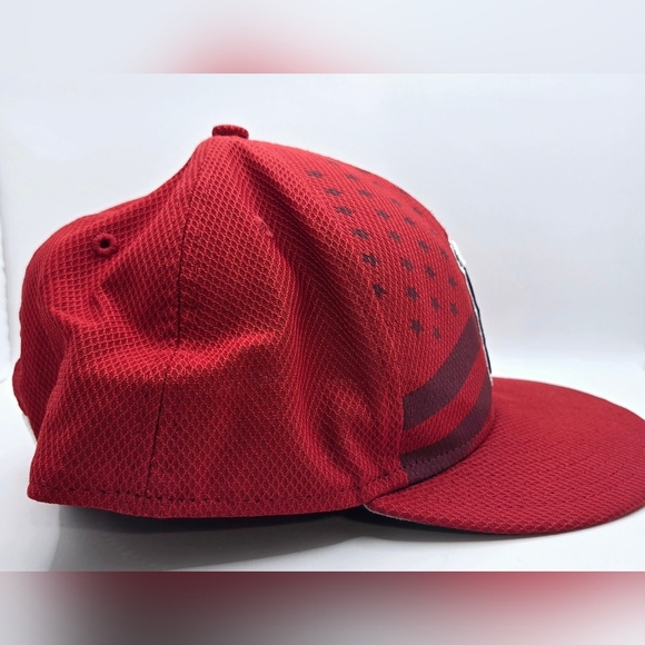 New Era 59Fifty Los Angeles Angels Anaheim MLB Hat/Cap fitted Sz 7 1/2 On Field - Picture 6 of 8